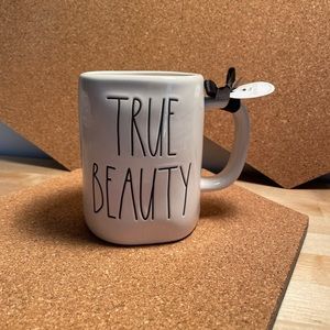 New With Tag Rae Dunn Disney Princess Belle “True Beauty” ceramic mug